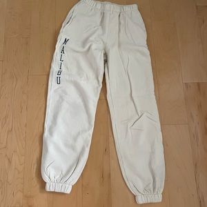 John Galt Creme Malibu Sweatpants